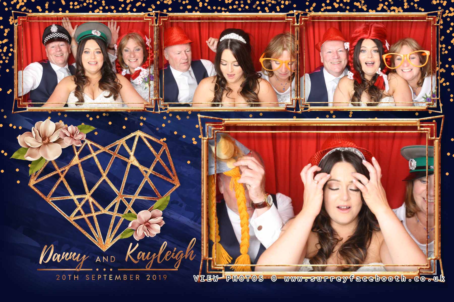 Danny and Kayleigh's Wedding | View more photos from the event at galleries.surreyfacebooth.co.uk/u/Surrey-FaceBooth/Danny-and-Kayleighs-Wedding